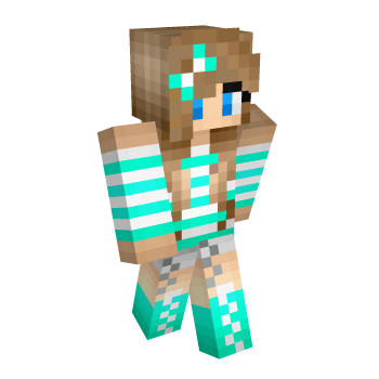 Blue Eyes Blonde Hair Minecraft Skin
