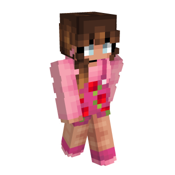Red Short Minecraft Skin