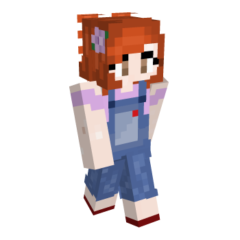 Cute Purple Minecraft Skin
