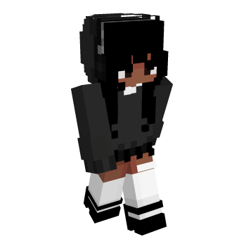 Hoodie Schoolgirl Minecraft Skin