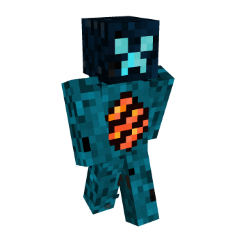 Red Icy Minecraft Skin