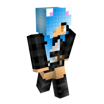 Star Wars Blue Hair Minecraft Skin