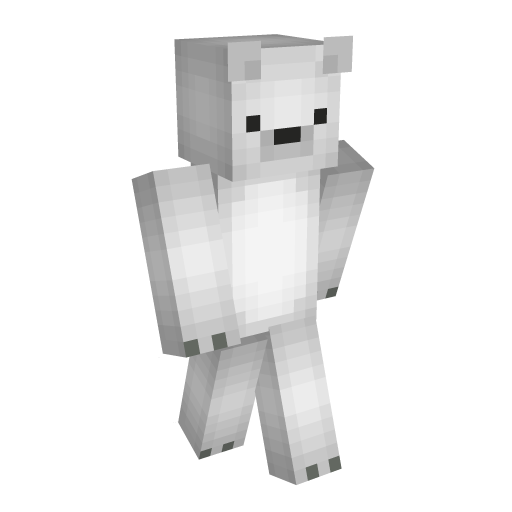 Bear White Minecraft Skin - Laby