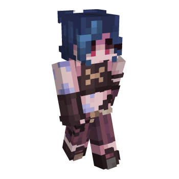 Braids Minecraft Skin