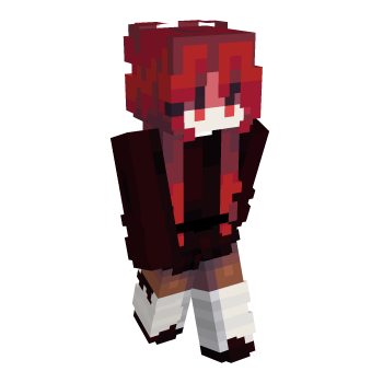 Girl Red Minecraft Skin