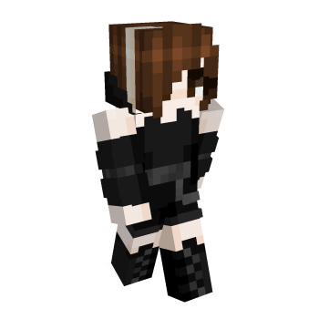 Brunette Edgy Minecraft Skin