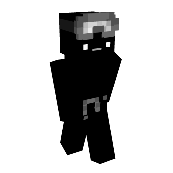 Black Wetsuit Minecraft Skin