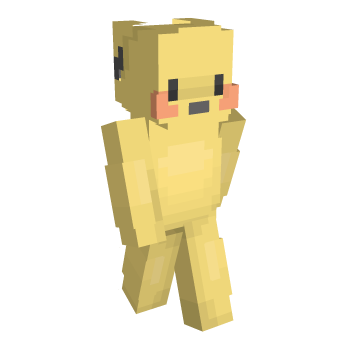 Pikachu Pokémon Minecraft Skin