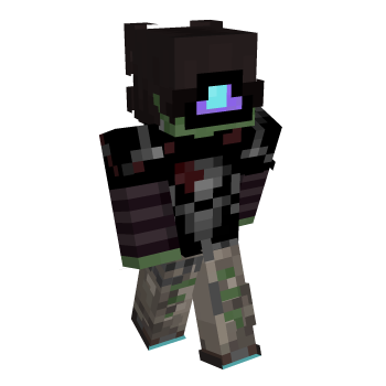 Alien Ripped Denim Minecraft Skin