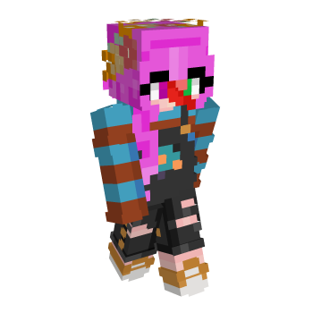 Purple Scar Minecraft Skin