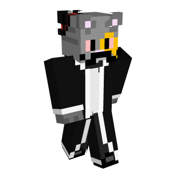Cat Other Mustache Minecraft Skin