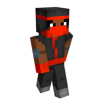 Red Warrior Minecraft Skin