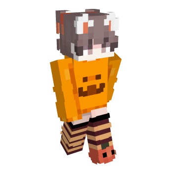 Halloween Femboy Minecraft Skin