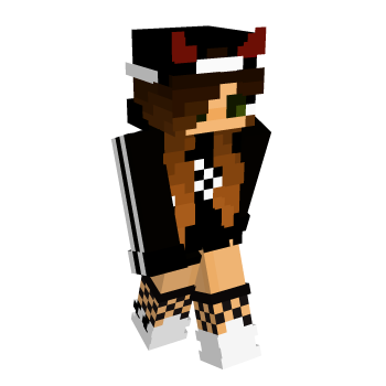 Fishnet Devil Minecraft Skin