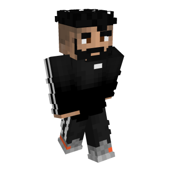 Guy Ponytail Minecraft Skin