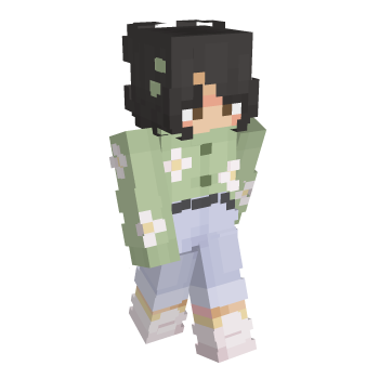 Nature Whiteflowers Minecraft Skin