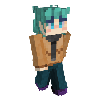 Turquoise Minecraft Skin