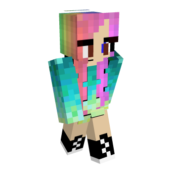 Colors Cute Minecraft Skin