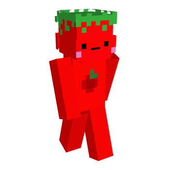 Strawberry Blush Minecraft Skin