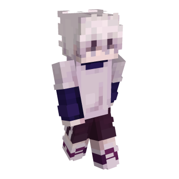 Anime White Minecraft Skin