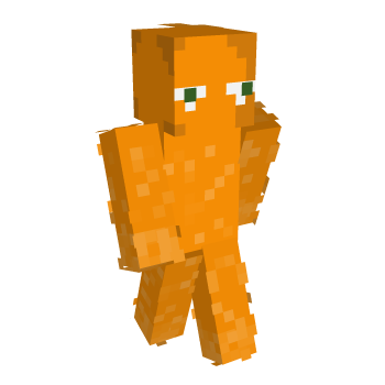 Pumpkin Skindex Orange Minecraft Skin