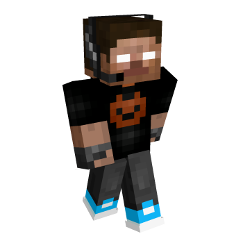 Headphones Minecraft Skin