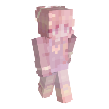 Tan Heart Minecraft Skin