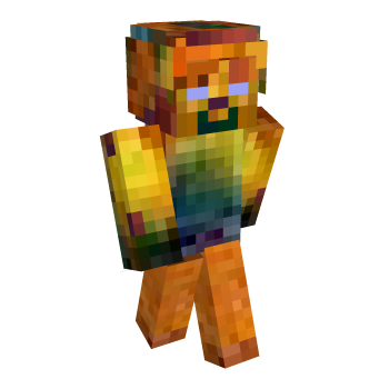 Light Blue October Minecraft Skin