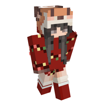 Red Christmas Minecraft Skin