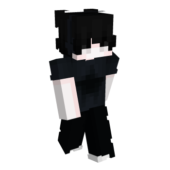 Boy Black Minecraft Skin - Laby