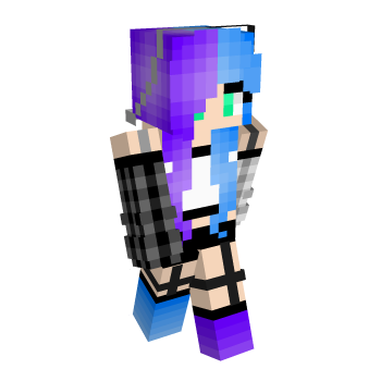 Green Eyes Cute Minecraft Skin