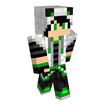 Boy Panda Minecraft Skin