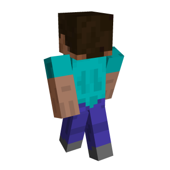 Backwards Steve Minecraft Skin