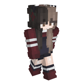 Half And Half Aesthetic Minecraft Skin