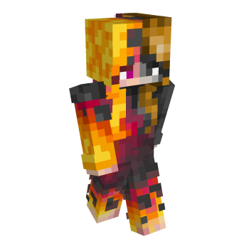 Magma Girl Minecraft Skin