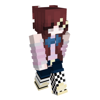 Bowtie Striped Minecraft Skin