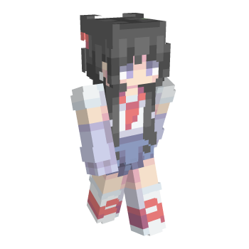 Red Teen Minecraft Skin