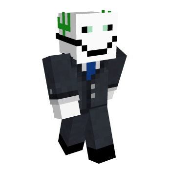 Tuxedo Cactus Minecraft Skin