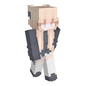 Egirl Blonde Hair Minecraft Skin