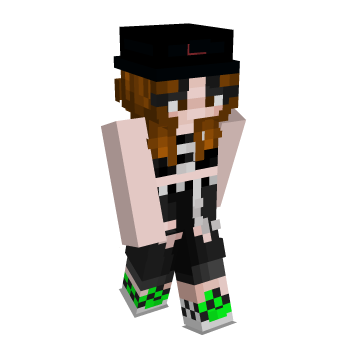 Edgy Buckethat Minecraft Skin