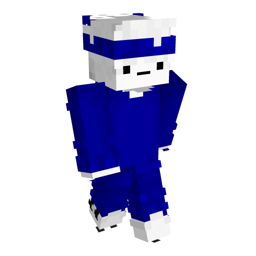 Headband Blue Minecraft Skin - Laby