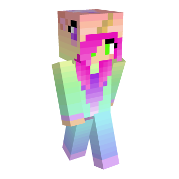 Unicorn Rainbow Minecraft Skin