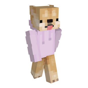 Cute Pink Minecraft Skin
