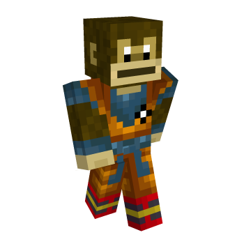 Saiyan Goku Minecraft Skin