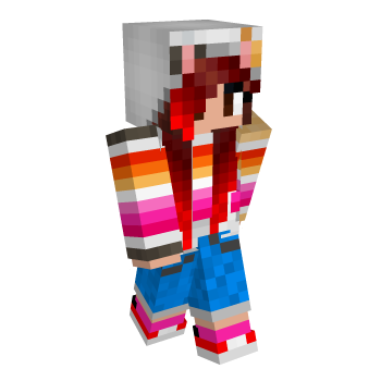 Calico Cat Cat Girl Minecraft Skin
