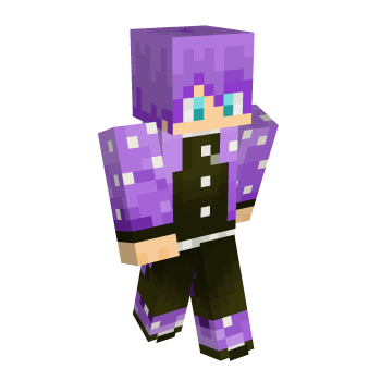 Demon Slayer Purple Minecraft Skin
