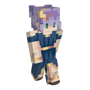 Gold Green Eyes Minecraft Skin