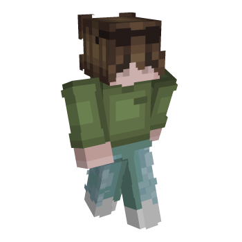 Brown Green Minecraft Skin