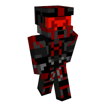 Red Spartan Minecraft Skin