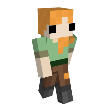 4bit Alex Minecraft Skin